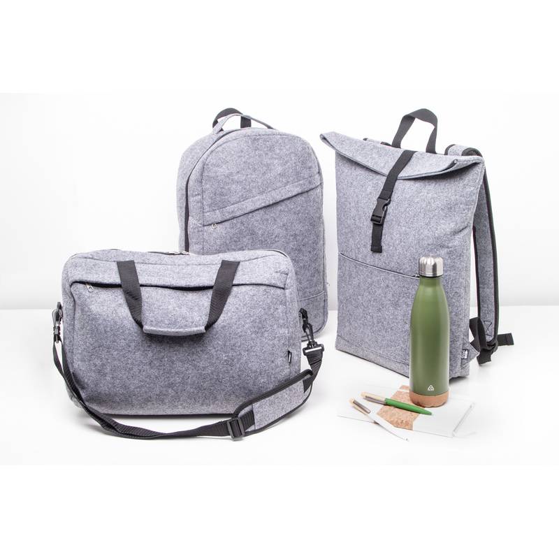 Refelt Roll RPET plstěný batoh, šedá Refelt Roll RPET plstěný batoh, šedá