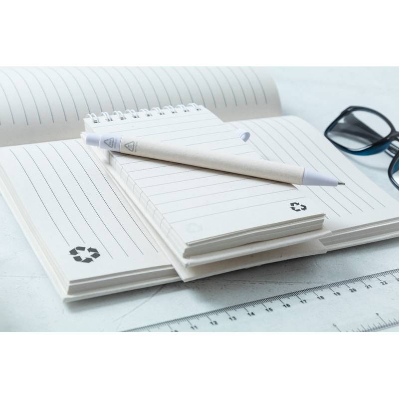 Relact Scrib kuličkové pero z krabice od mléka, bílá Relact Scrib kuličkové pero z krabice od mléka, bílá