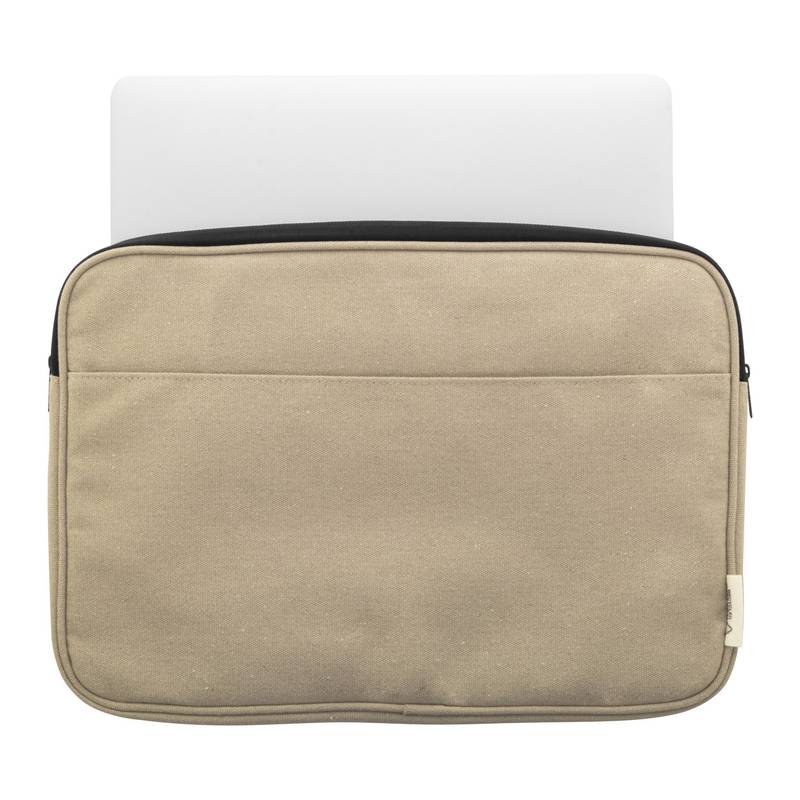 Rebyss Comp taška na notebook z recyklované plátno, hnědá přírodní Rebyss Comp taška na notebook z recyklované plátno, hnědá přírodní