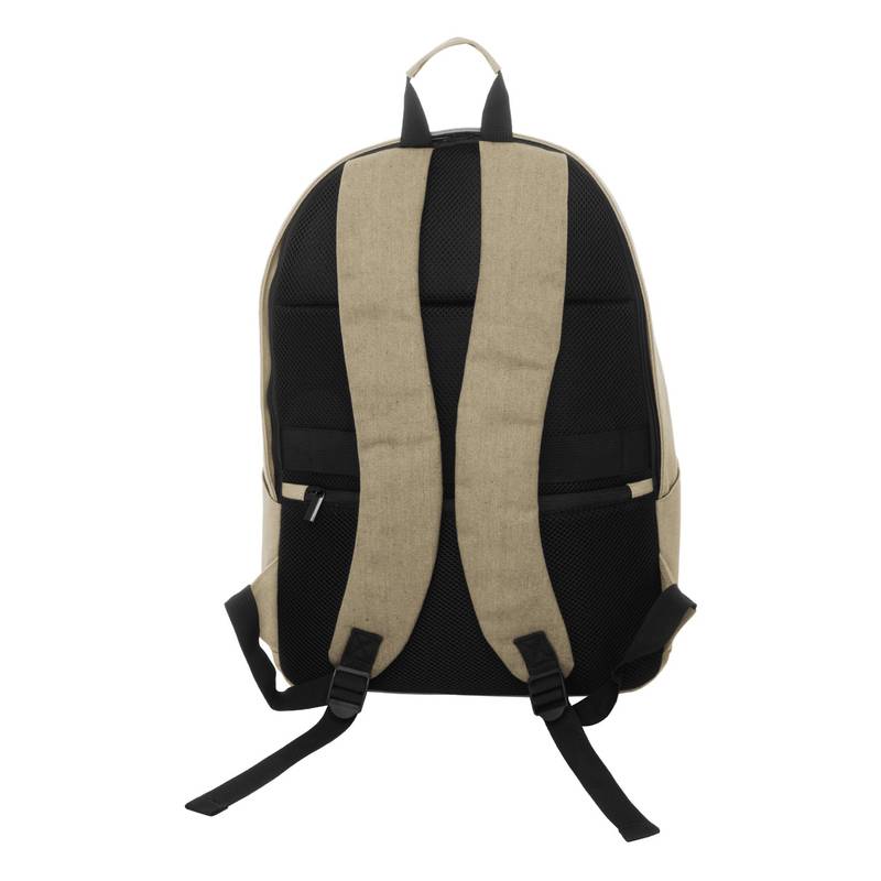 Rebyss Back batoh z recyklovaného plátna, hnedá natural Rebyss Back batoh z recyklovaného plátna, hnedá natural