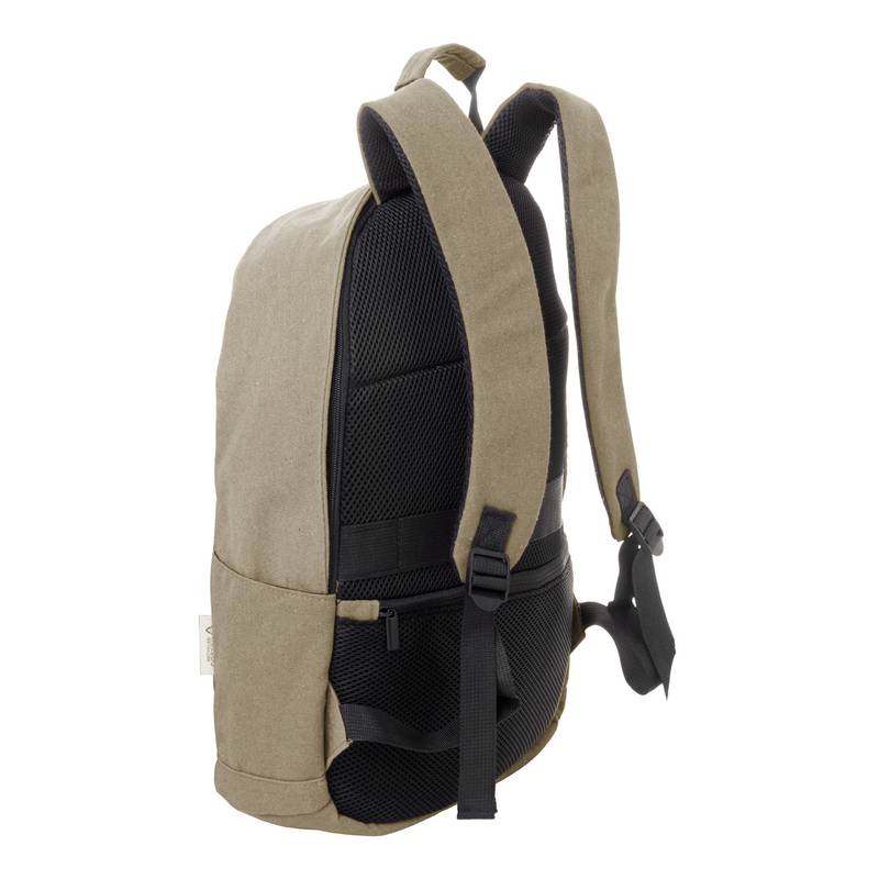 Rebyss Back batoh z recyklovaného plátna, hnedá natural Rebyss Back batoh z recyklovaného plátna, hnedá natural