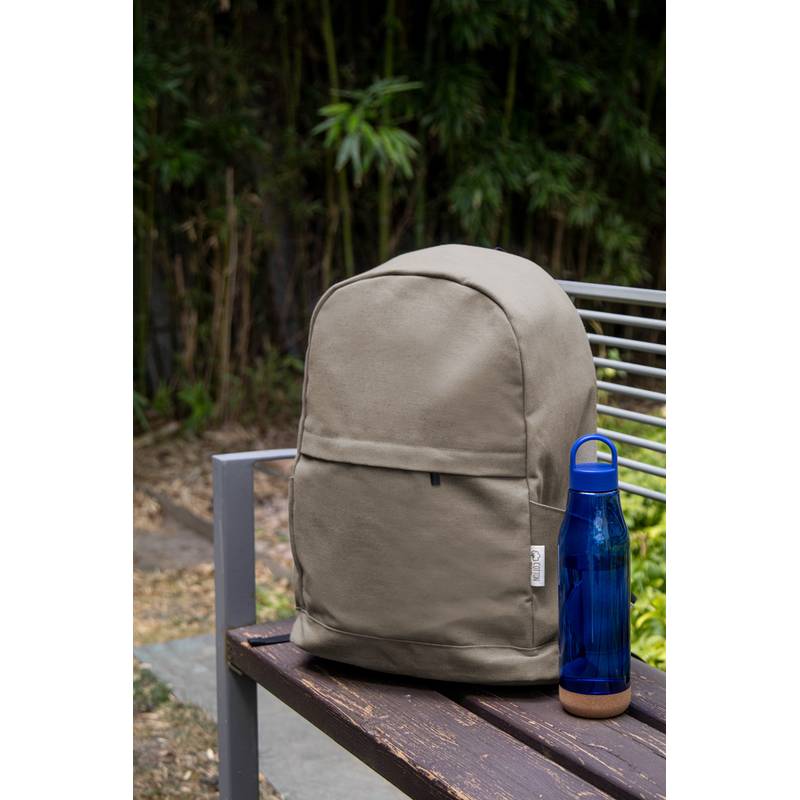 Rebyss Back batoh z recyklovaného plátna, hnedá natural Rebyss Back batoh z recyklovaného plátna, hnedá natural