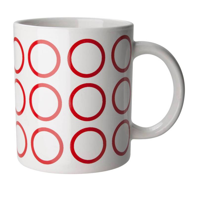 Art hrnček set, červená Art hrnček set, červená