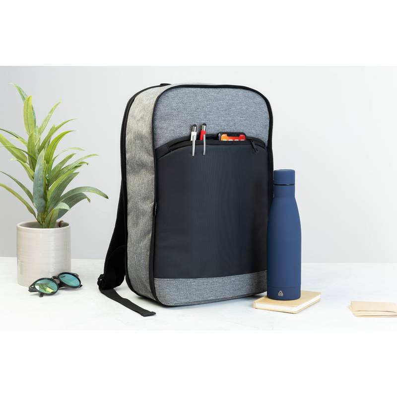 Bapuba RPET rozšiřitelný batoh, šedá Bapuba RPET rozšiřitelný batoh, šedá