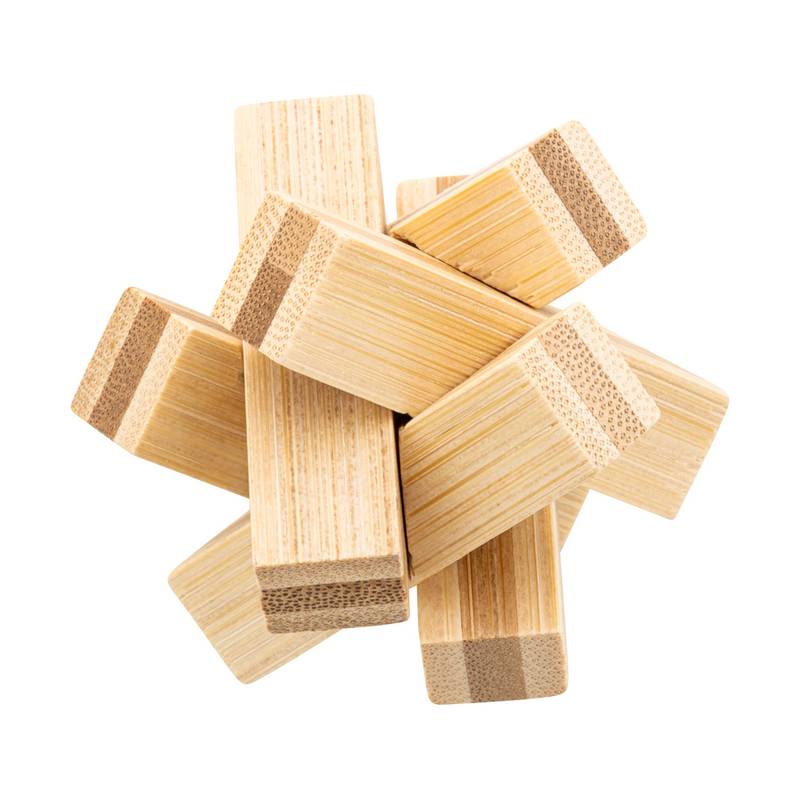 Brainboo hlavolam, hnědá přírodní Brainboo hlavolam, hnědá přírodní