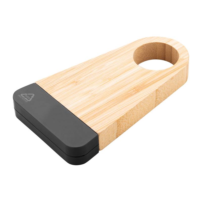 Kyoho vývrtka s držákem na láhev, hnědá přírodní Kyoho vývrtka s držákem na láhev, hnědá přírodní