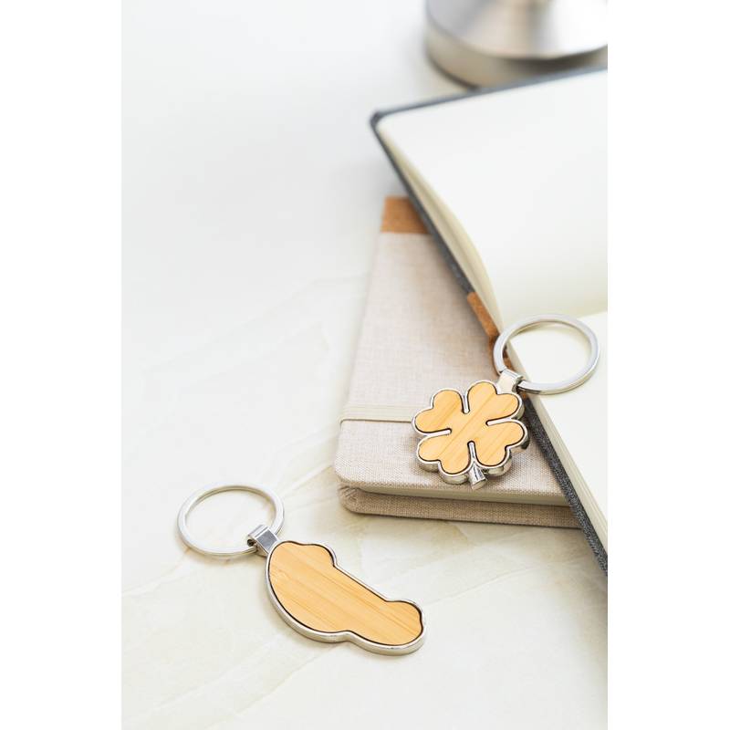 Clorby přívěšek na klíče, hnědá přírodní Clorby přívěšek na klíče, hnědá přírodní