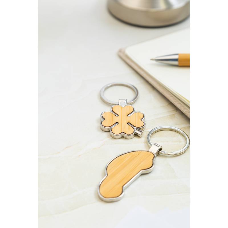 Clorby přívěšek na klíče, hnědá přírodní Clorby přívěšek na klíče, hnědá přírodní