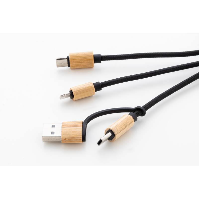Cobbel Mini USB nabíjecí kabel, hnědá přírodní Cobbel Mini USB nabíjecí kabel, hnědá přírodní