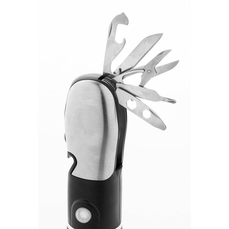 Hemly multifunkční baterka, černá Hemly multifunkční baterka, černá