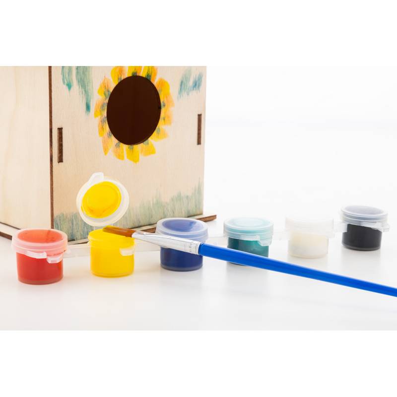 TItmice DIY ptačí budka, hnědá přírodní TItmice DIY ptačí budka, hnědá přírodní