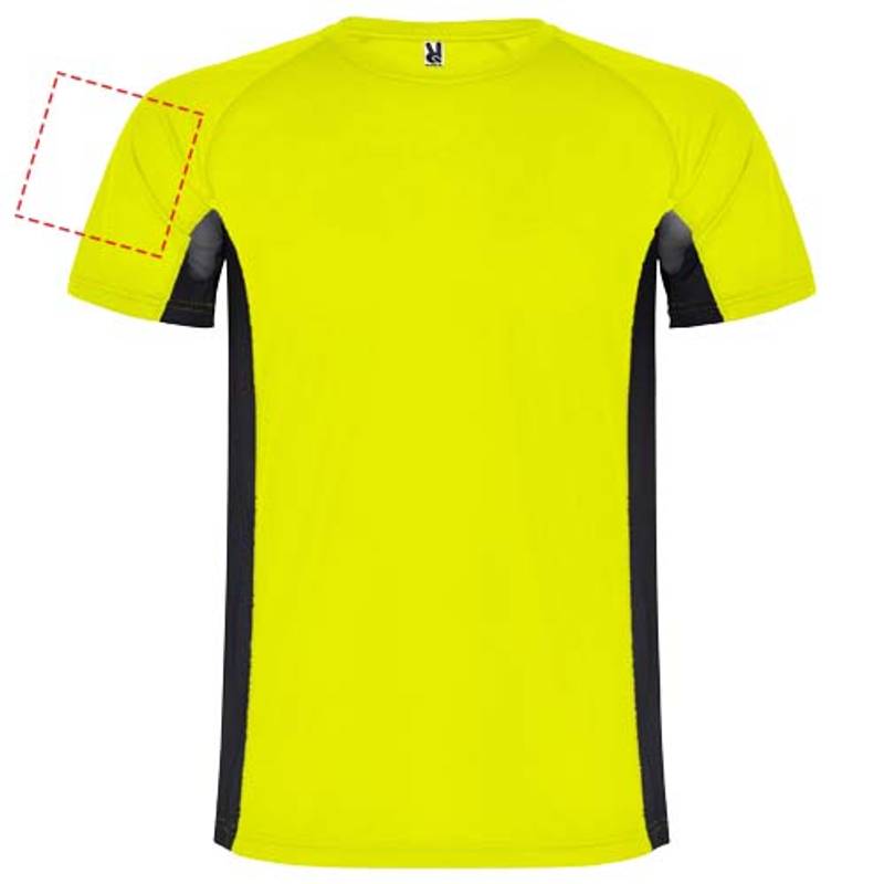 Shanghai dětské sportovní tričko s krátkým rukávem, žlutá fluor - černá, 4 Shanghai dětské sportovní tričko s krátkým rukávem, žlutá fluor - černá, 4