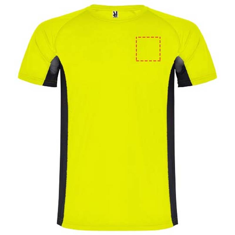 Shanghai dětské sportovní tričko s krátkým rukávem, žlutá fluor - černá, 4 Shanghai dětské sportovní tričko s krátkým rukávem, žlutá fluor - černá, 4