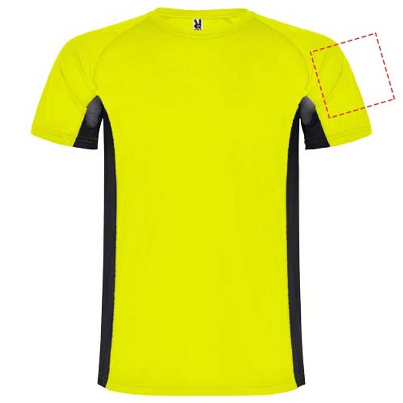 Shanghai dětské sportovní tričko s krátkým rukávem, žlutá fluor - černá, 4 Shanghai dětské sportovní tričko s krátkým rukávem, žlutá fluor - černá, 4