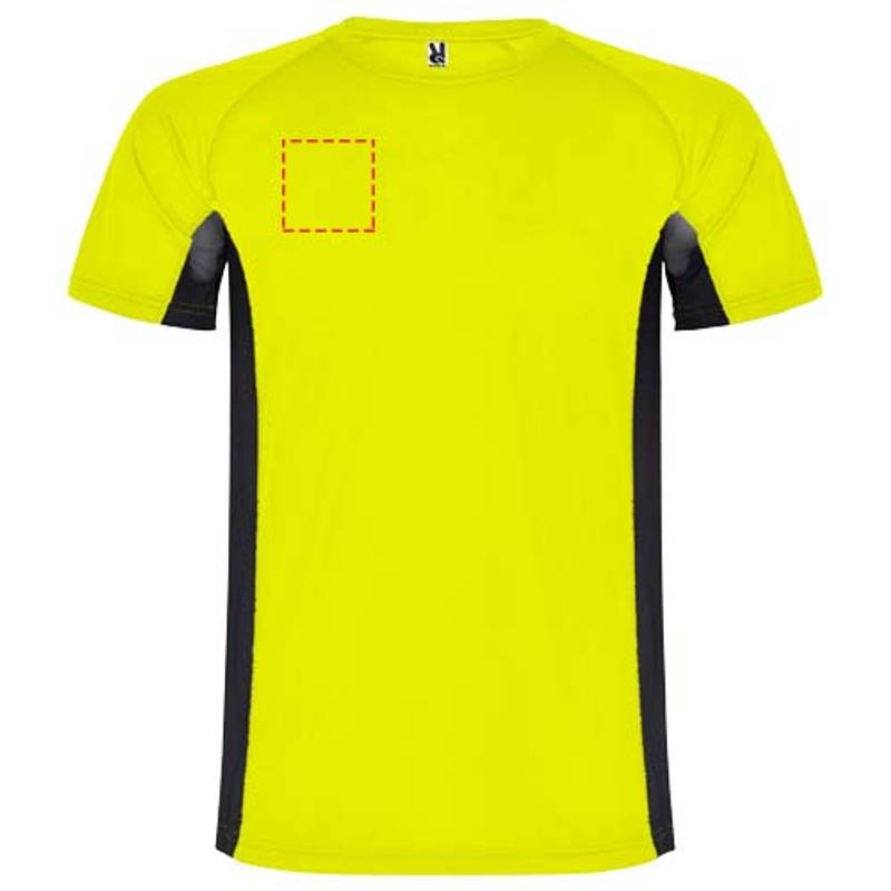 Shanghai dětské sportovní tričko s krátkým rukávem, žlutá fluor - černá, 4 Shanghai dětské sportovní tričko s krátkým rukávem, žlutá fluor - černá, 4