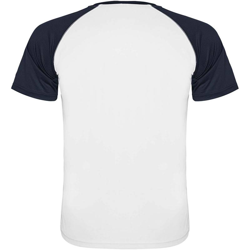 Indianapolis unisex sportovní tričko s krátkým rukávem, bílá - modrá Navy, S Indianapolis unisex sportovní tričko s krátkým rukávem, bílá - modrá Navy, S