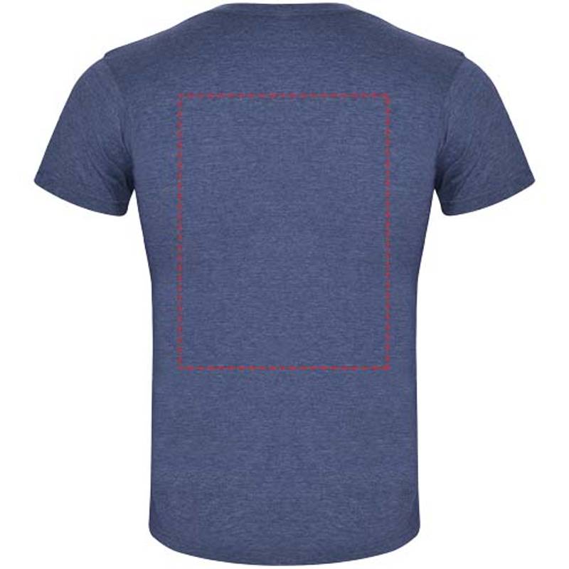 Pánske tričko s krátkym rukávom Fox, modrá Heather Denim, S Pánske tričko s krátkym rukávom Fox, modrá Heather Denim, S