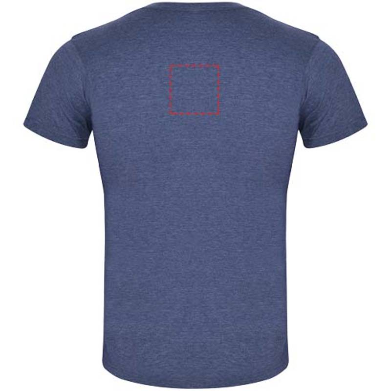 Pánske tričko s krátkym rukávom Fox, modrá Heather Denim, S Pánske tričko s krátkym rukávom Fox, modrá Heather Denim, S