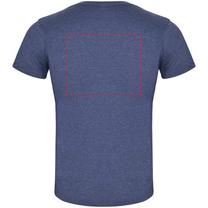 Pánske tričko s krátkym rukávom Fox, modrá Heather Denim, S Pánske tričko s krátkym rukávom Fox, modrá Heather Denim, S