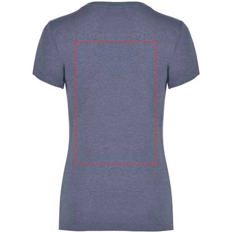 Dámske tričko s krátkym rukávom Fox, modrá Heather Denim, S Dámske tričko s krátkym rukávom Fox, modrá Heather Denim, S