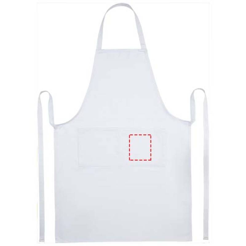 Shara 240 g/m2 Aware™ recyklovaná zástěra, bílá Shara 240 g/m2 Aware™ recyklovaná zástěra, bílá