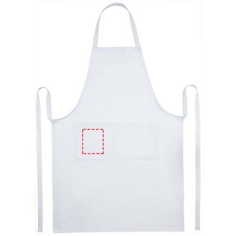 Shara 240 g/m2 Aware™ recyklovaná zástěra, bílá Shara 240 g/m2 Aware™ recyklovaná zástěra, bílá