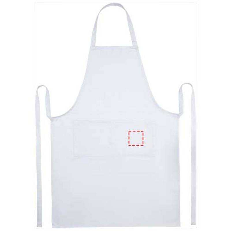 Shara 240 g/m2 Aware™ recyklovaná zástěra, bílá Shara 240 g/m2 Aware™ recyklovaná zástěra, bílá