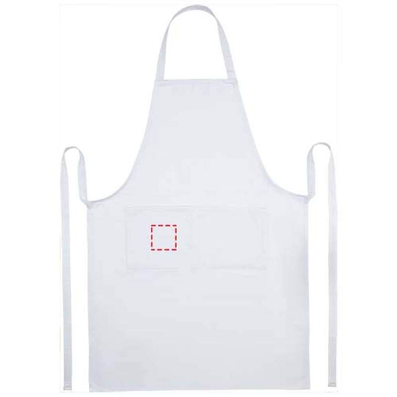 Shara 240 g/m2 Aware™ recyklovaná zástěra, bílá Shara 240 g/m2 Aware™ recyklovaná zástěra, bílá