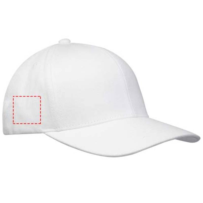 Opal Aware™ recyklovaná čiapka so 6 panelmi, biela Opal Aware™ recyklovaná čiapka so 6 panelmi, biela