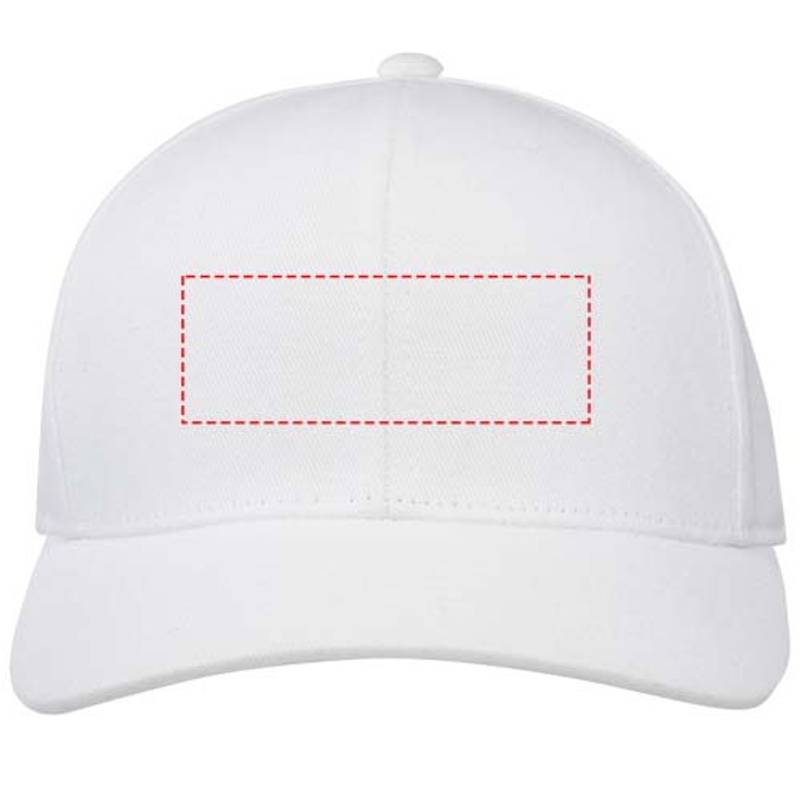 Opal Aware™ recyklovaná čiapka so 6 panelmi, biela Opal Aware™ recyklovaná čiapka so 6 panelmi, biela