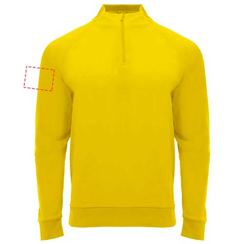 Epiro dětská mikina s dlouhým rukávem a čtvrtinovým zipem, zelená Fern, 16 Epiro dětská mikina s dlouhým rukávem a čtvrtinovým zipem, zelená Fern, 16