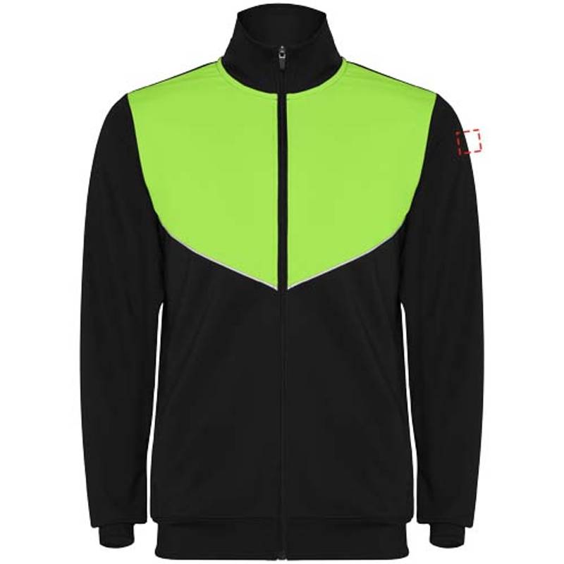 Evans unisex tepláková souprava, černá - zelená Lime, S Evans unisex tepláková souprava, černá - zelená Lime, S