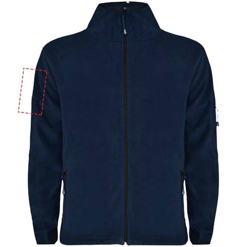 Pánská celorozepínací fleecová bunda Luciane, modrá Navy, S Pánská celorozepínací fleecová bunda Luciane, modrá Navy, S