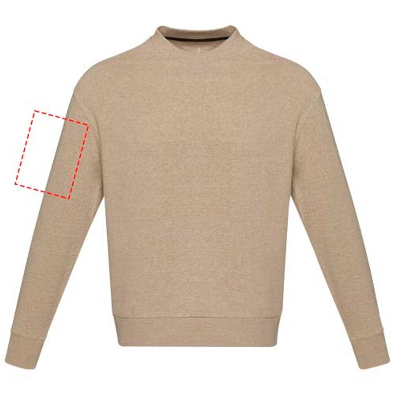 Unisex Aware™ recyklovaný svetr s kulatým výstřihem Jet, hnědá Oatmeal, XS Unisex Aware™ recyklovaný svetr s kulatým výstřihem Jet, hnědá Oatmeal, XS