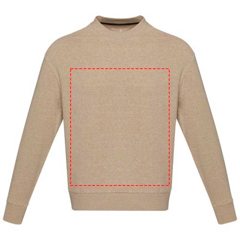 Unisex Aware™ recyklovaný svetr s kulatým výstřihem Jet, hnědá Oatmeal, XS Unisex Aware™ recyklovaný svetr s kulatým výstřihem Jet, hnědá Oatmeal, XS