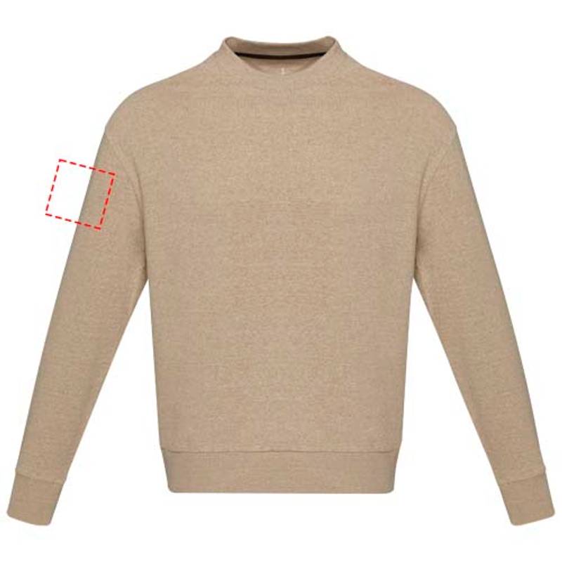 Unisex Aware™ recyklovaný svetr s kulatým výstřihem Jet, hnědá Oatmeal, XS Unisex Aware™ recyklovaný svetr s kulatým výstřihem Jet, hnědá Oatmeal, XS