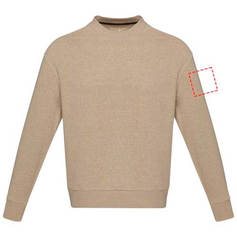 Unisex Aware™ recyklovaný svetr s kulatým výstřihem Jet, hnědá Oatmeal, XS Unisex Aware™ recyklovaný svetr s kulatým výstřihem Jet, hnědá Oatmeal, XS