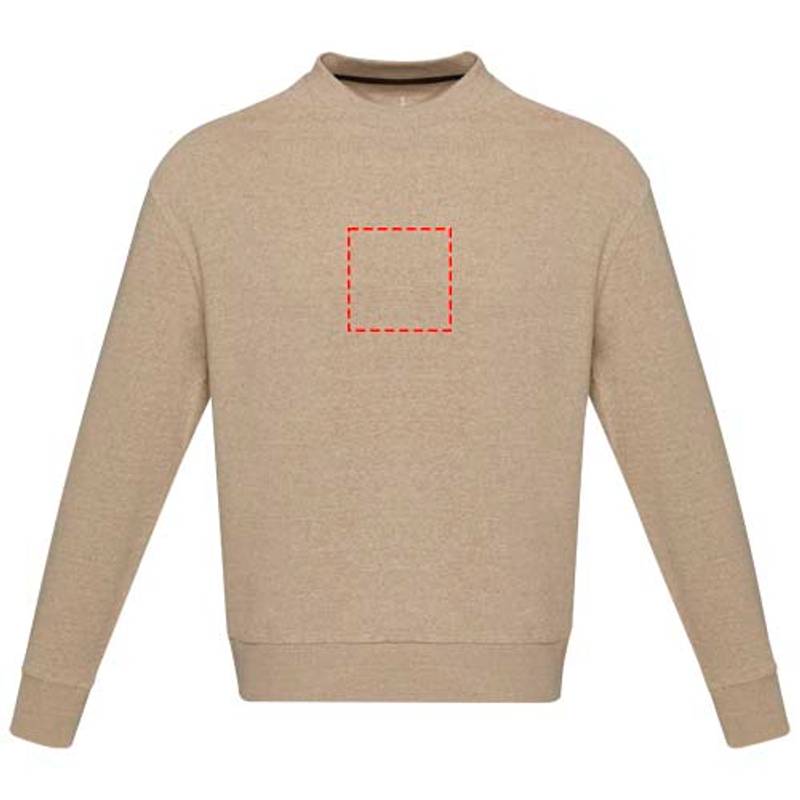 Unisex Aware™ recyklovaný svetr s kulatým výstřihem Jet, hnědá Oatmeal, XS Unisex Aware™ recyklovaný svetr s kulatým výstřihem Jet, hnědá Oatmeal, XS