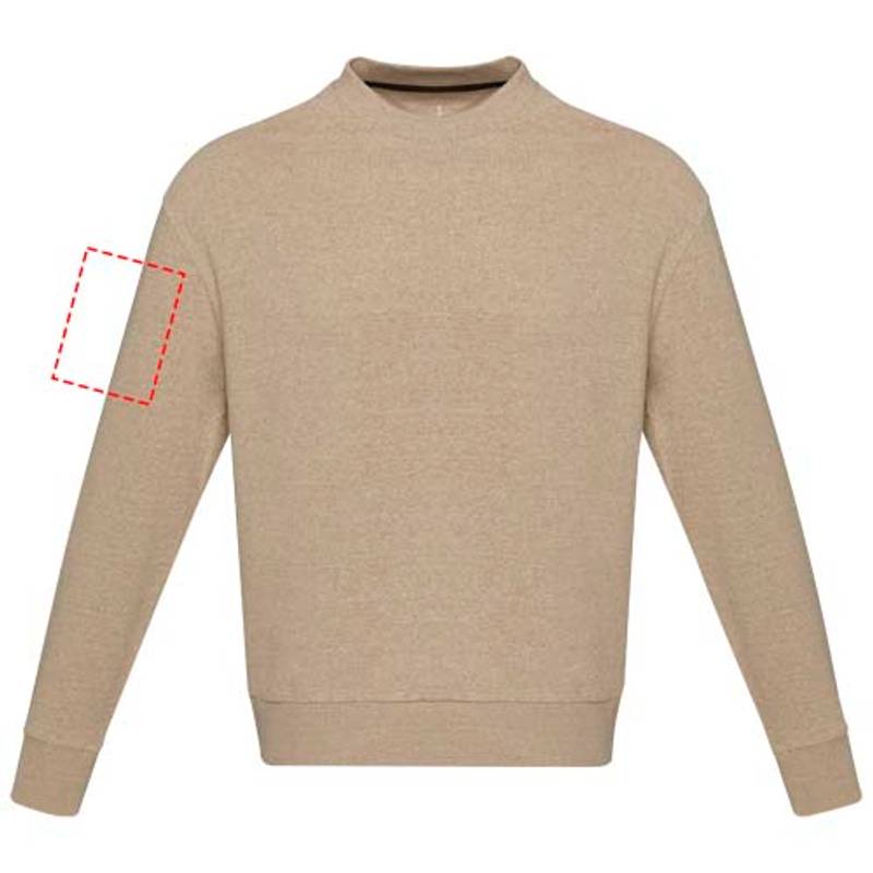 Unisex Aware™ recyklovaný svetr s kulatým výstřihem Jet, hnědá Oatmeal, XS Unisex Aware™ recyklovaný svetr s kulatým výstřihem Jet, hnědá Oatmeal, XS