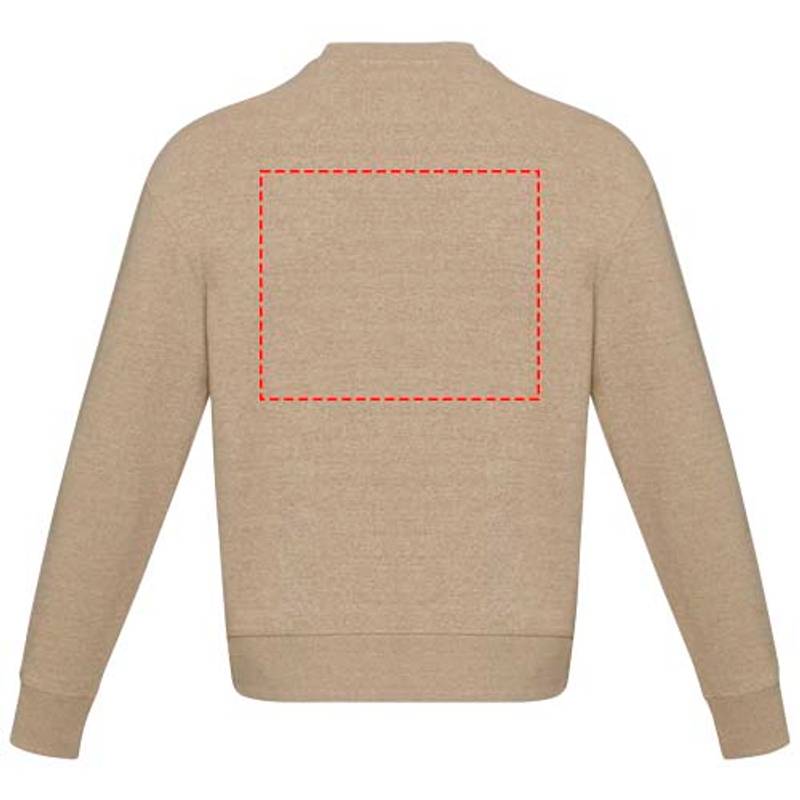 Unisex Aware™ recyklovaný svetr s kulatým výstřihem Jet, hnědá Oatmeal, XS Unisex Aware™ recyklovaný svetr s kulatým výstřihem Jet, hnědá Oatmeal, XS