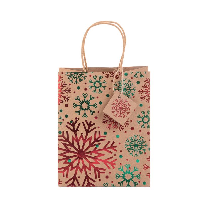 Pekkola S vianočná darčeková taška, malá, viacfarebná Pekkola S vianočná darčeková taška, malá, viacfarebná