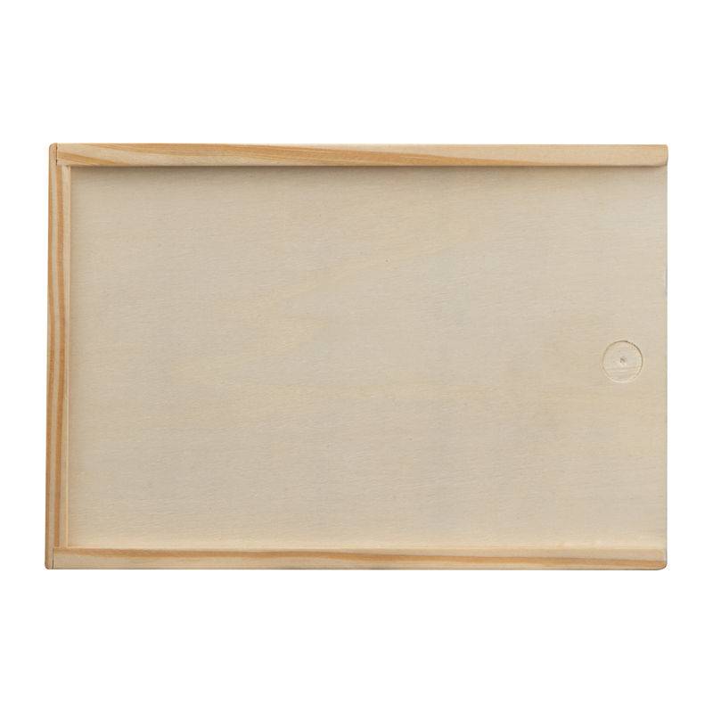 Hrací karty v dřevěné krabičce s kostkami, hnědá béžová Hrací karty v dřevěné krabičce s kostkami, hnědá béžová