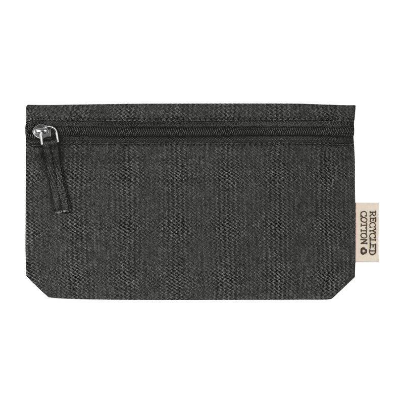 Bavlnené puzdro so zipsom, čierna Bavlnené puzdro so zipsom, čierna