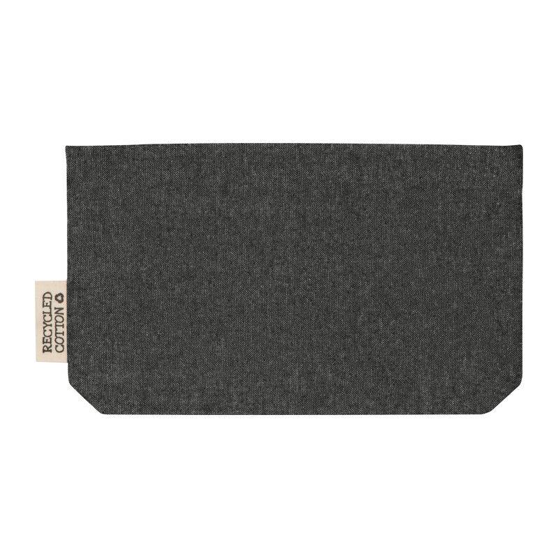 Bavlnené puzdro so zipsom, čierna Bavlnené puzdro so zipsom, čierna