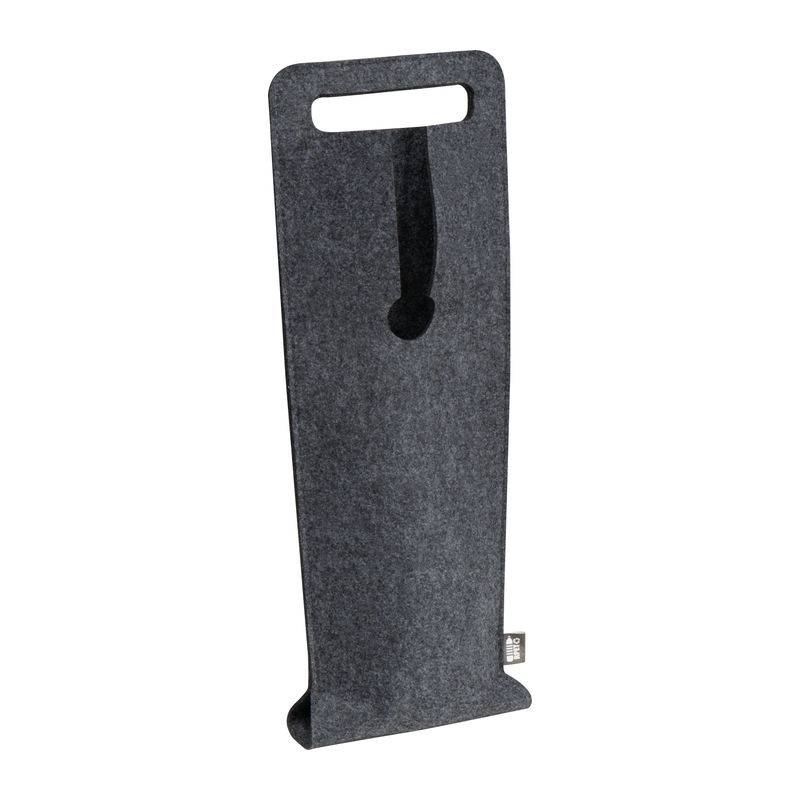 Plstěná taška na láhev, šedá stříbrná Plstěná taška na láhev, šedá stříbrná