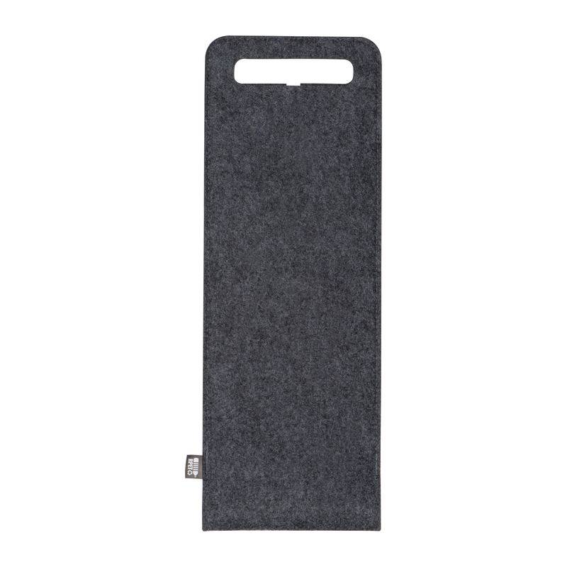 Plstěná taška na láhev, šedá stříbrná Plstěná taška na láhev, šedá stříbrná