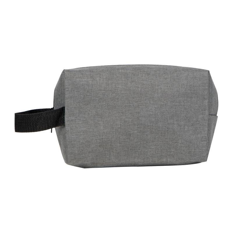 Kozmetická taška z RPET, sivá Kozmetická taška z RPET, sivá