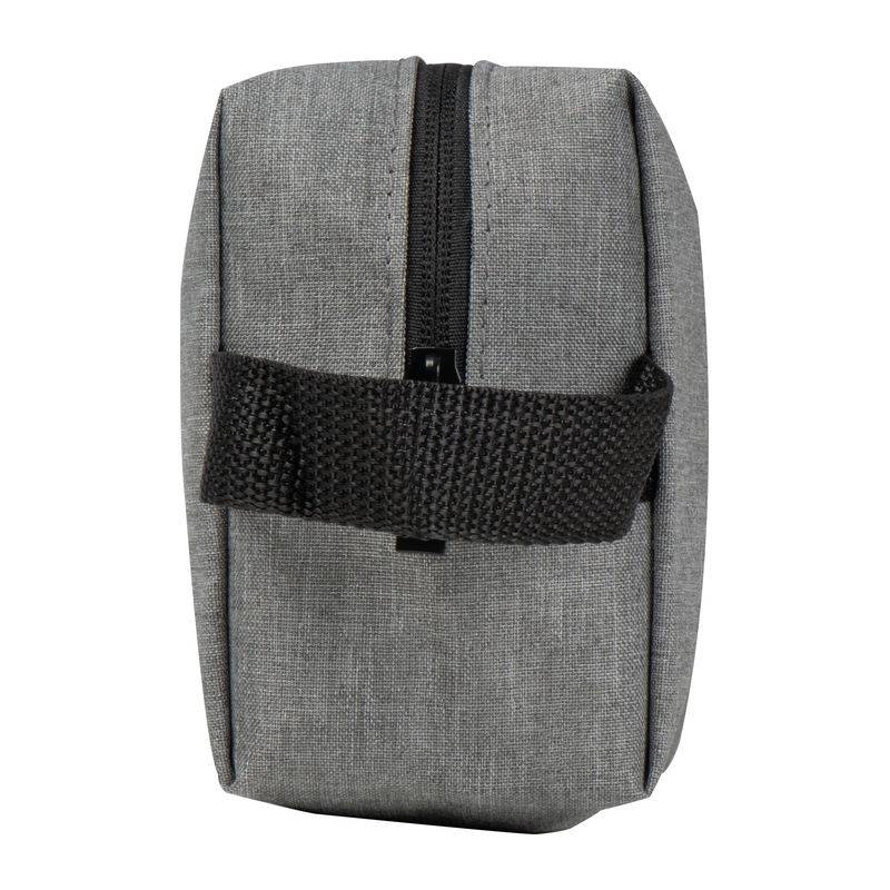 Kozmetická taška z RPET, sivá Kozmetická taška z RPET, sivá