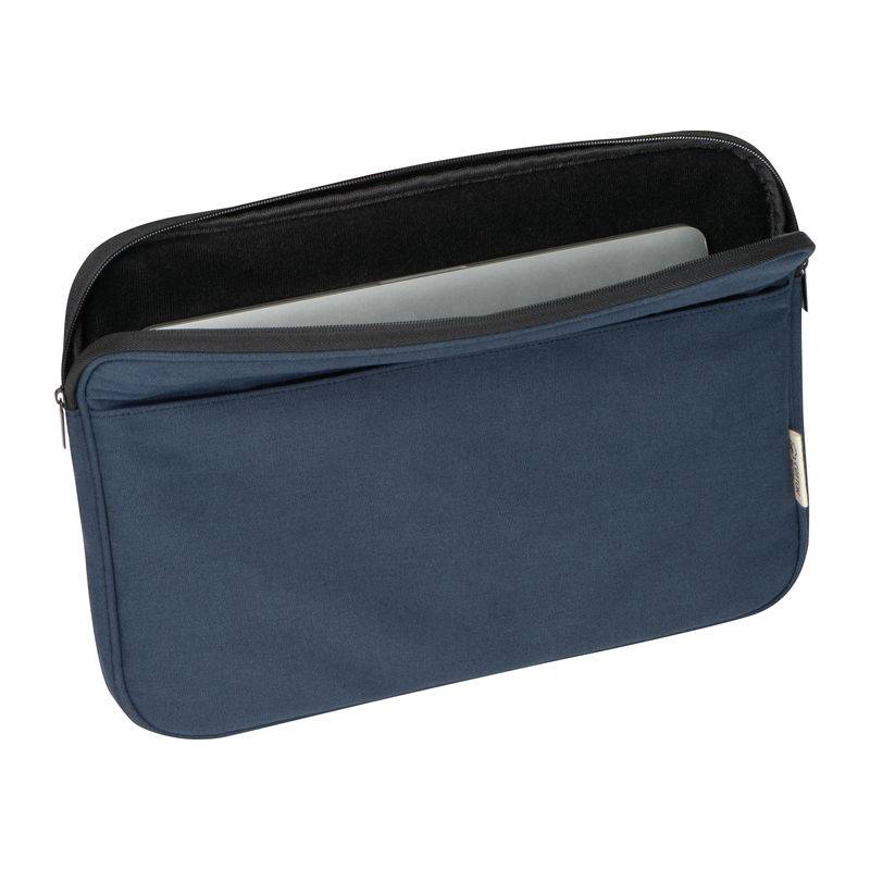 Taška na notebook z recyklovanej bavlny, modrá Dark Taška na notebook z recyklovanej bavlny, modrá Dark