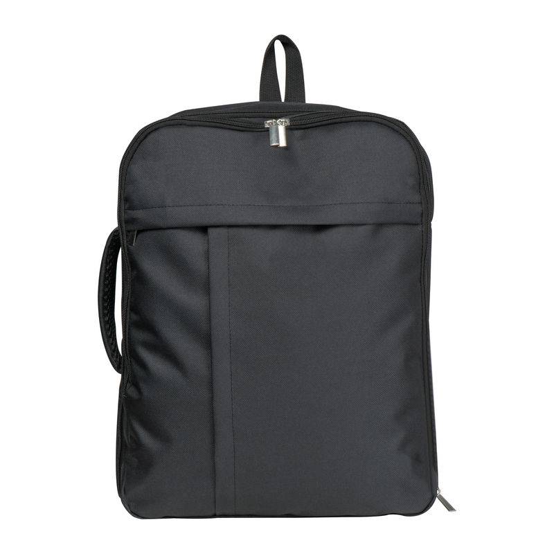 Cestovný batoh z RPET CrisMa, čierna Cestovný batoh z RPET CrisMa, čierna